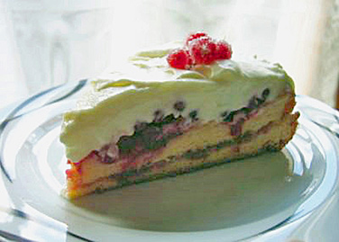Rezept Johannisbeer-Sahne-Joghurt Torte