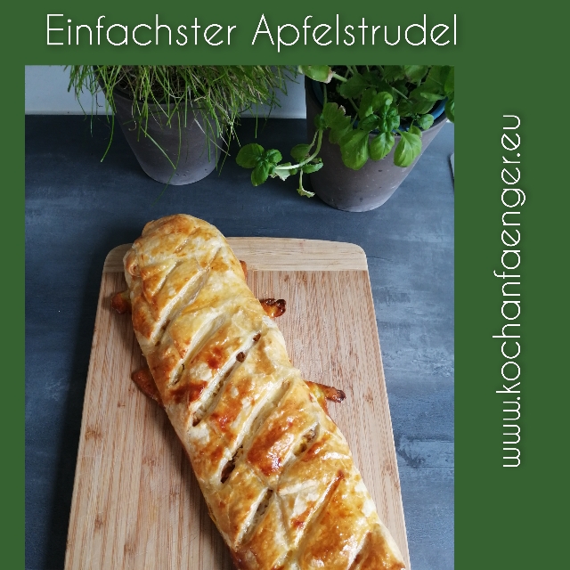 Rezept Einfachster Apfelstrudel