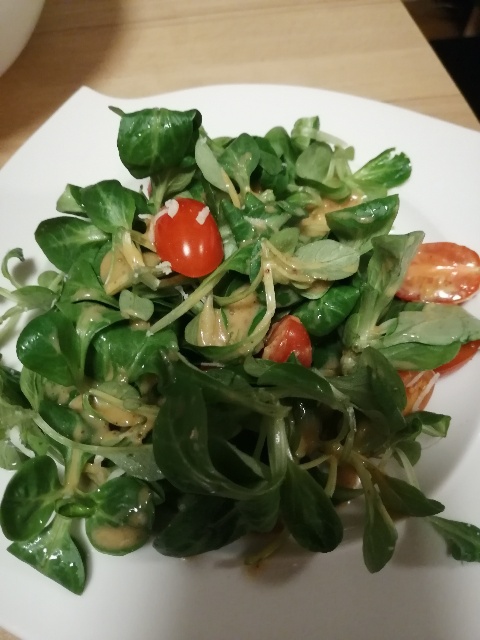 Rezept Feldsalat mit Senfdressing