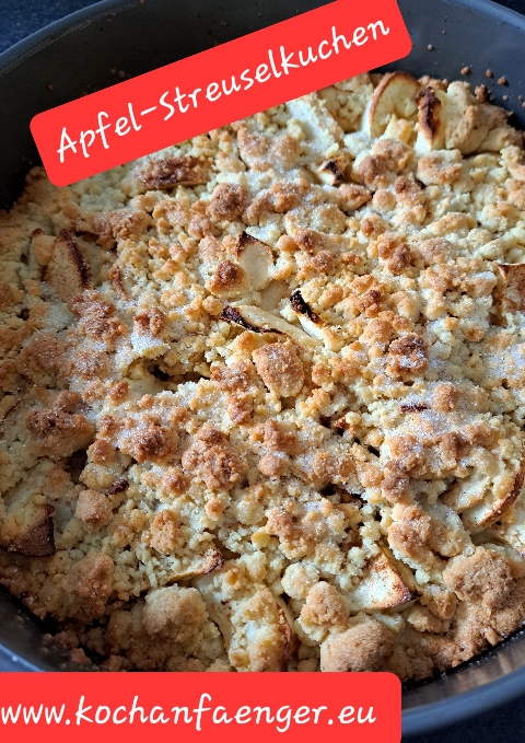 Rezept Apfel-Streuselkuchen