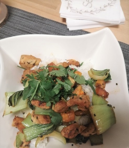 Rezept Pak Choi Bowl mit Hühnchen