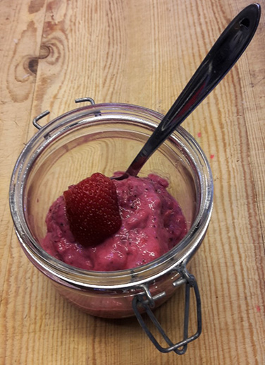 Rezept Erdbeer Chia Pudding