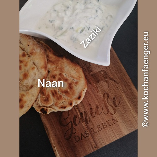 Rezept Naan aus Dinkelmehl