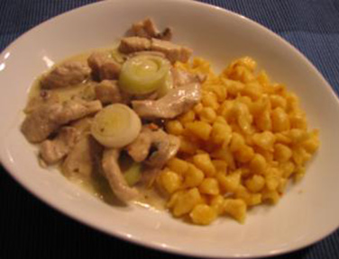 Rezept Champignon Lauch Geschnetzeltes