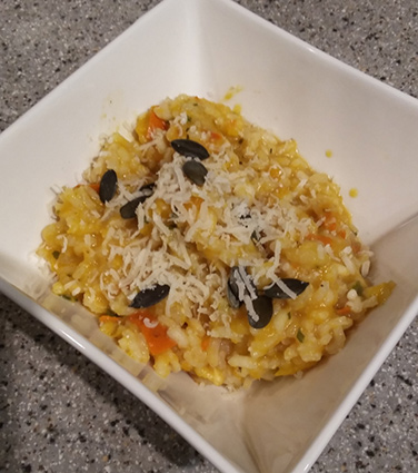 Rezept Kürbis Risotto