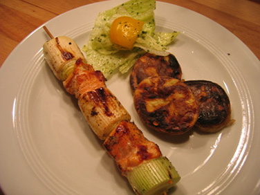 Rezept Gegrillte Lachsspieße