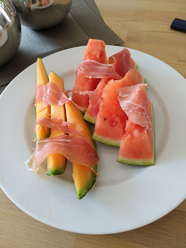 Rezept Melone mit Parmaschinken
