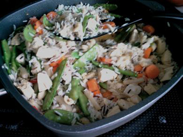Rezept Reis-Gemüse Pfanne
