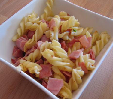 Rezept Schinkennudeln