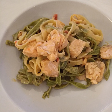 Rezept Tagliatelli Salmone