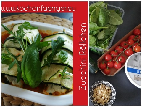 Rezept Zucchini Ricotta Röllchen